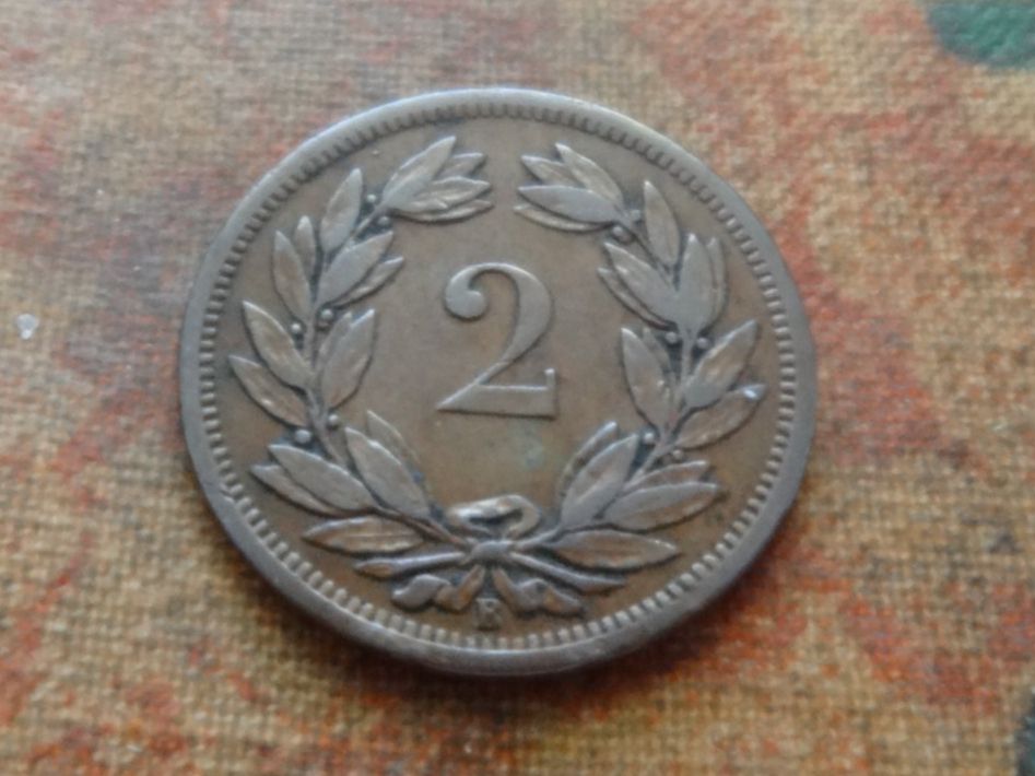 Tutti le monete: 2 Rp. 1886  (C) – Usato da Romanel-sur-Lausanne venduto da Swift13 1
