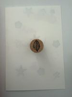 Rubber Stamp Leaf Design