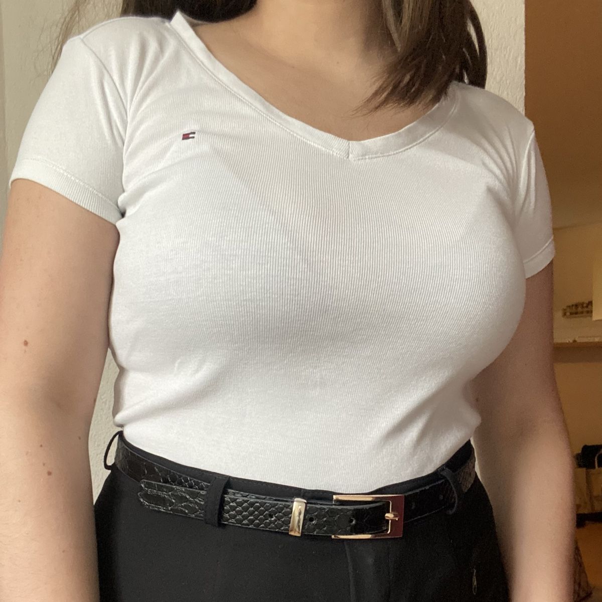 Tommy Hilfiger T-Shirts: T-shirt blanc Tommy Hilfiger – Gebraucht aus Mathod von Alice977 2