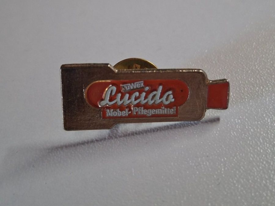Plaketten & Abzeichen: Pin Lucido Möbel-Pflegemittel – Gebraucht aus Erlinsbach von pfunky