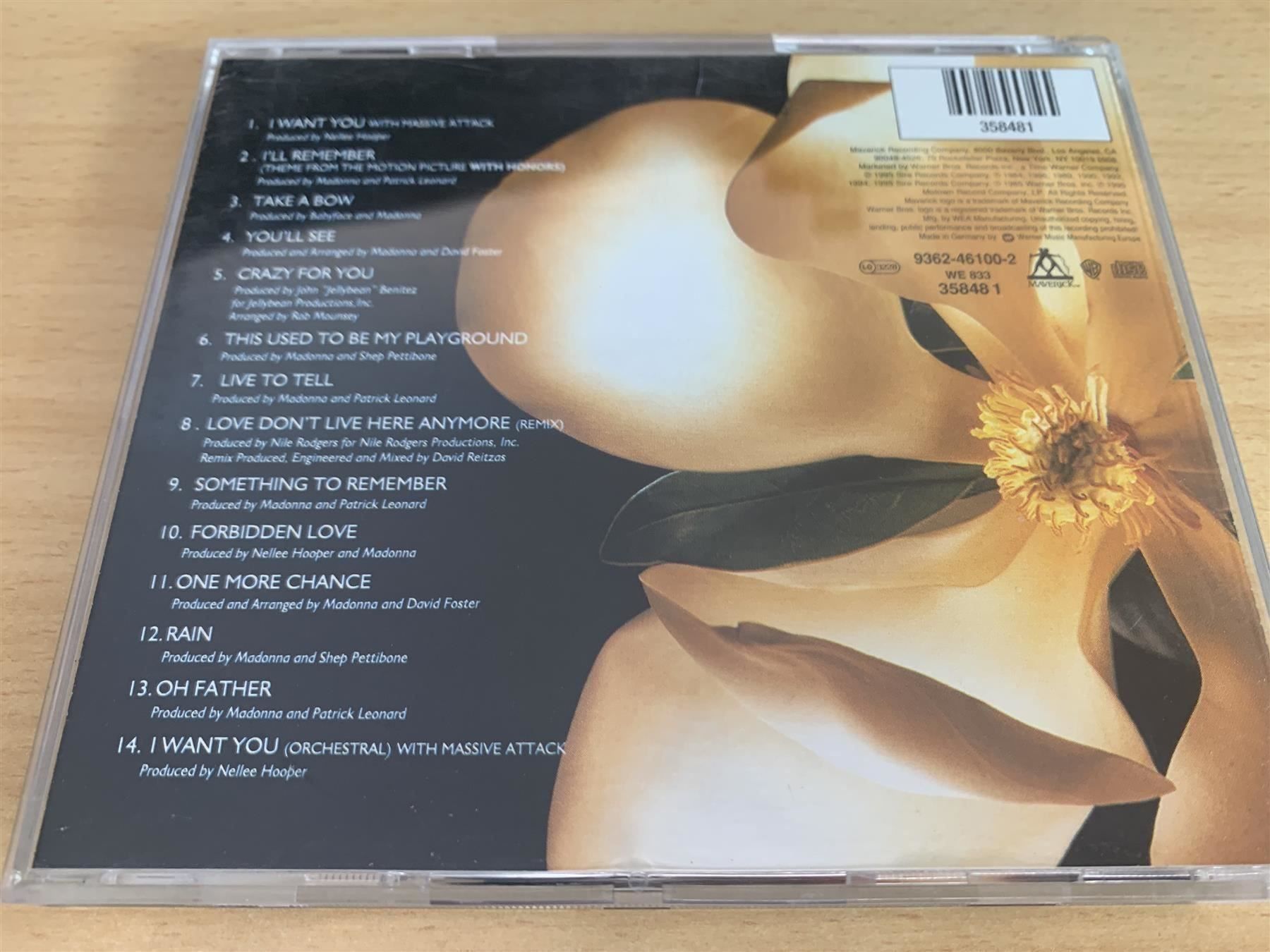 CD: Madonna – Something To Remember – Usato da Rikon im Tösstal venduto da Alpenmutz 1