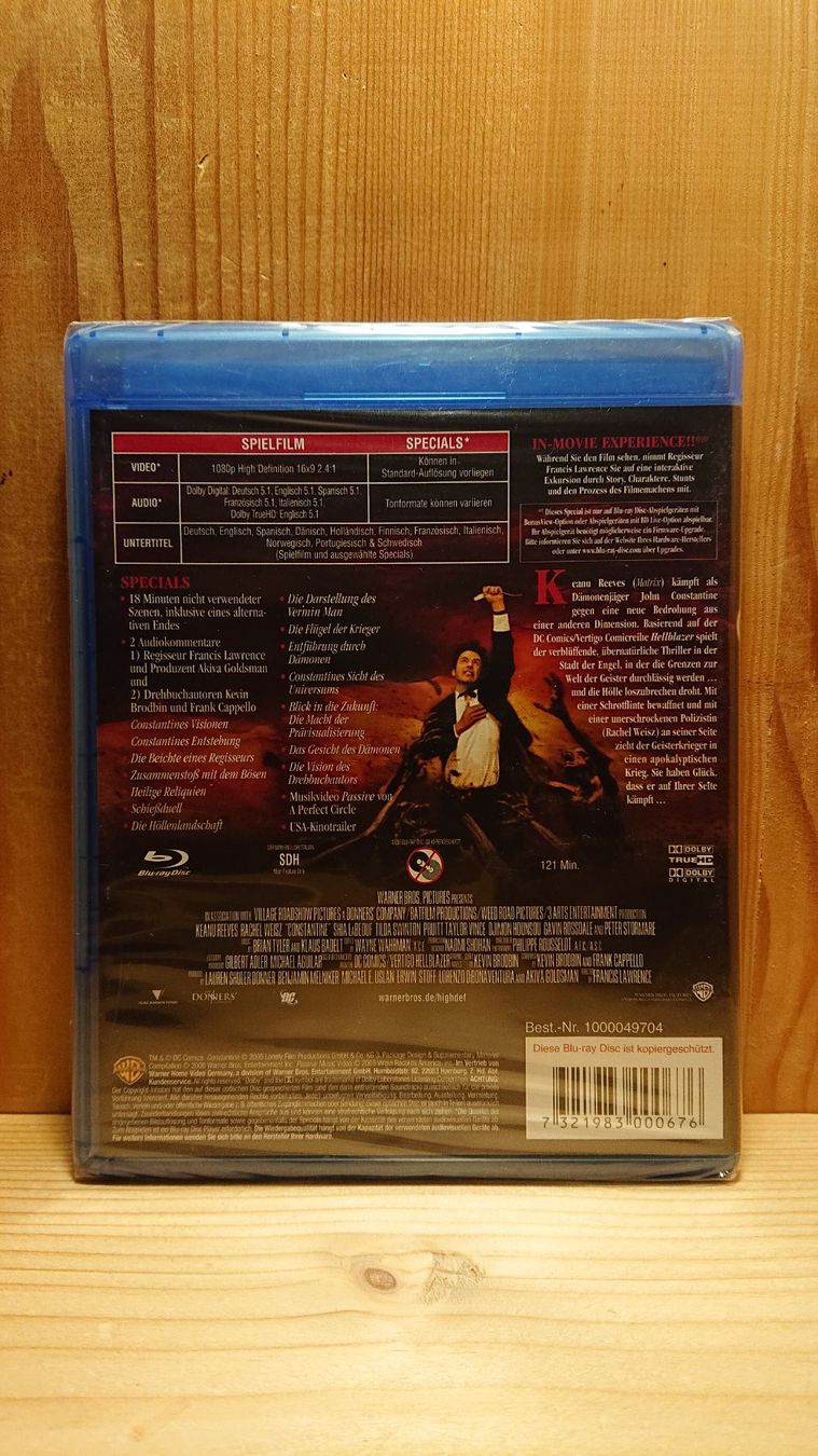 Alle DVDs: CONSTANTINE Blu-Ray mit Keanu Reeves – Neu und originalverpackt aus Wilderswil von Exebub 1