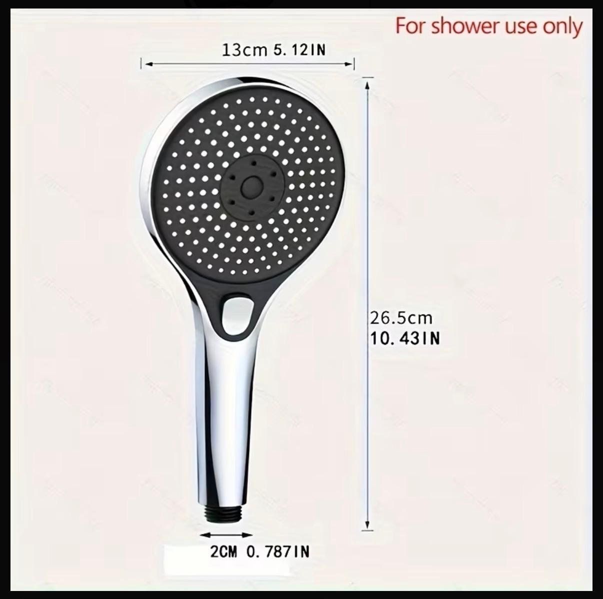 Soffioni doccia: Duschkopf mit 3 Modi, neu, matte Silver Optik – Nuovo e nell'imballaggio originale da Roggwil /BE venduto da elegance45 1