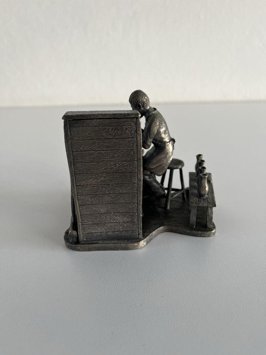 Statuette: Figur aus Zinn – Usato da Wetzikon ZH venduto da seli03 4