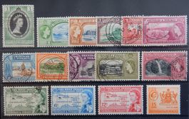 Trinidad und Tobago British Lot mit alten Werten VI