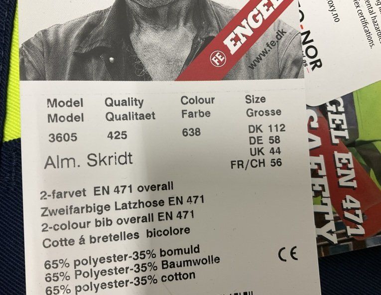 Pantaloni: Engel Arbeitslatzhose Gr. 56 – Nuovo e nell'imballaggio originale da Uerkheim venduto da Kaufoption 2