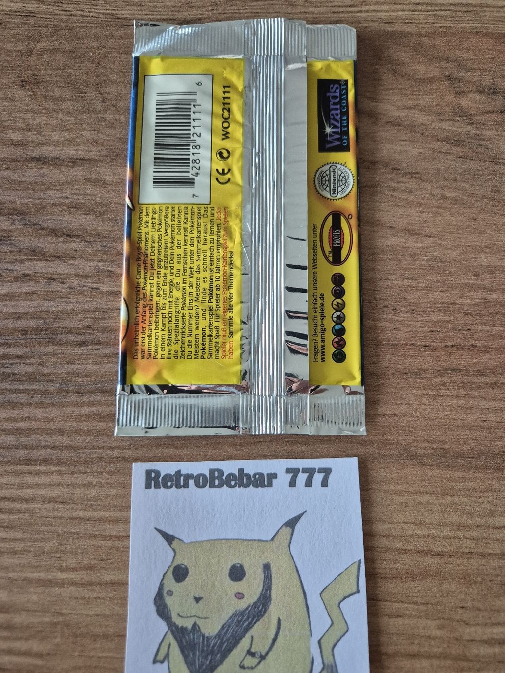 Pokémon Carte collezionabili: Pokémon empty booster Charizard Base Set edition 1 leer🔥 – Usato da Ursy venduto da RetroBebar777 1