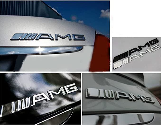 AMG Emblem Mercedes Aufkleber Schwarz Grösse 18cm x 1.7cmAMG | Kaufen ...
