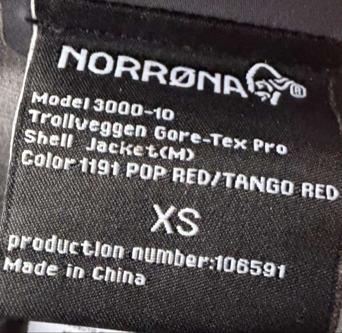 Norrøna Trollveggen Gore-Tex Pro Jacke rot Grösse XS (Gebraucht) in ...
