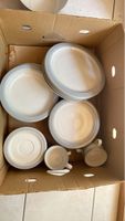 Set Essteller, Grau Weiss 
