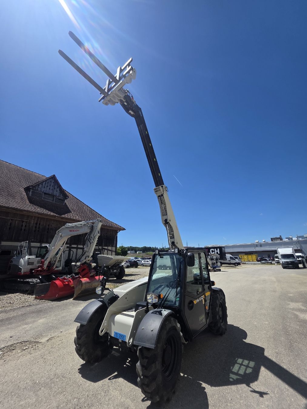 Jcb Hoflader: Teleskoplader JCB 525-60 Hi-Viz – Gebraucht aus Lengwil von x-rent