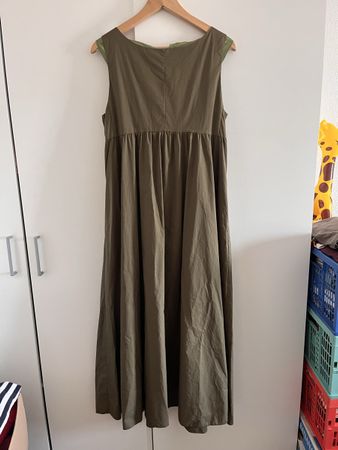 SUSANNE BOMMER Kleid kurz olivgrün Grösse 42 guter Zustand