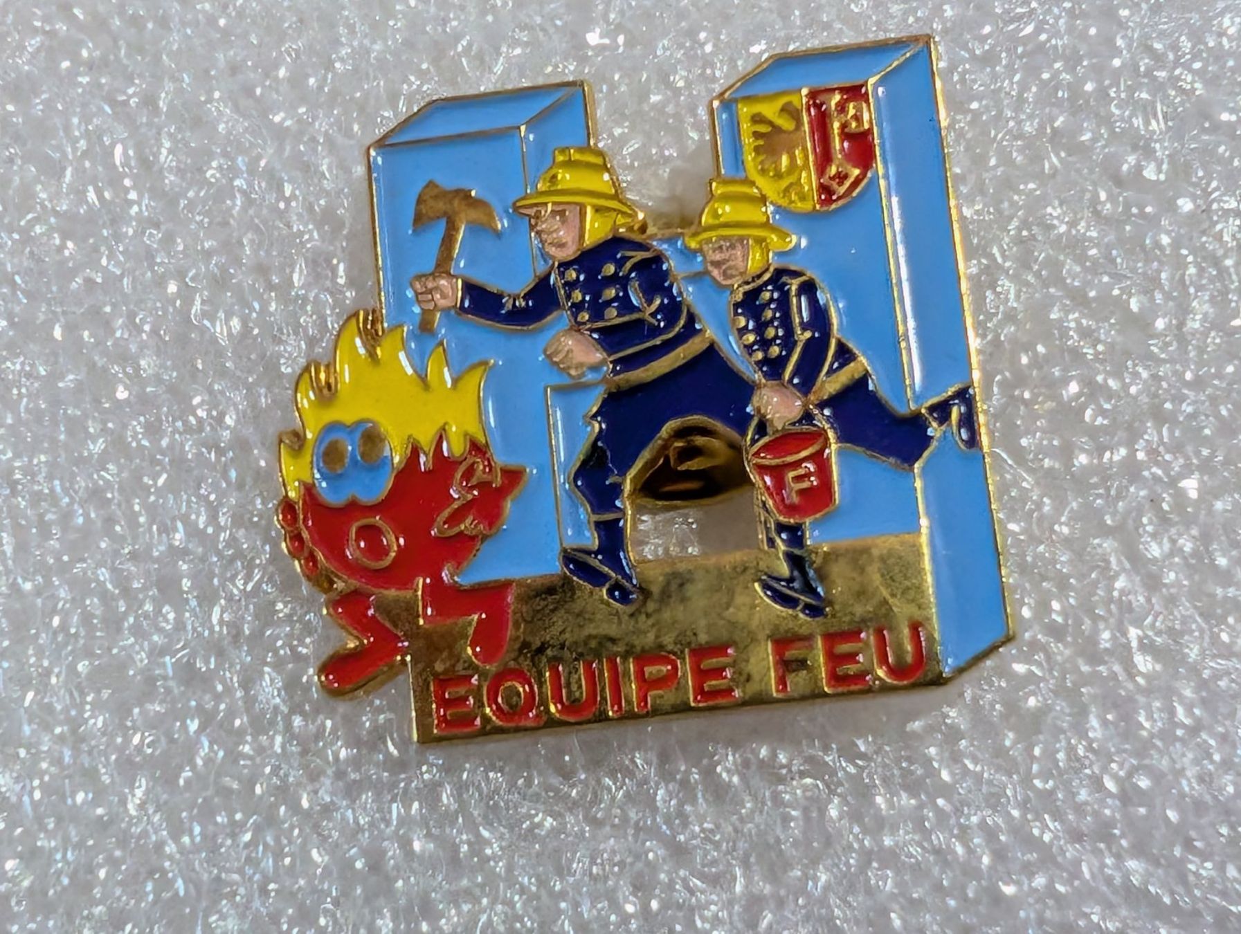 Plaketten & Abzeichen: Ansteckpin 249: Feuerwehr – Gebraucht aus Oppligen von Pin-Fall-Shop