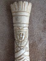 Alte Knochen Stammeskunst Schnitzerei, Afrika, Tribal Art