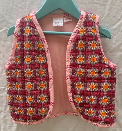 Superbe petit gilet ZARA matelassé neuf t.86