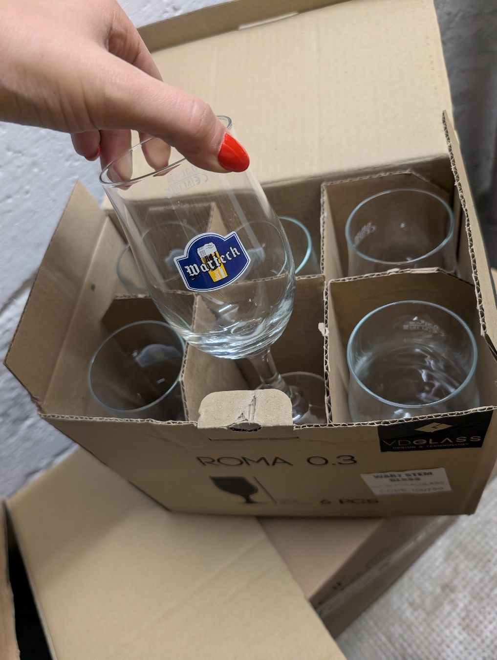 Warteck Bicchieri: Warteck Biergläser – Usato da Reinach BL venduto da jj.sheen