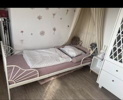 IKEA Kinderbett Weiss 90x200 cm