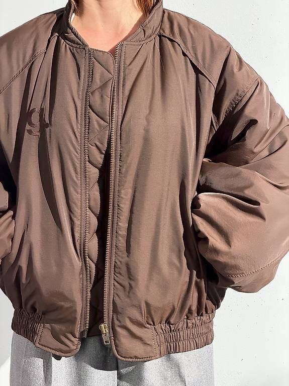 Jacken: Braune Oversize-Bomberjacke German – Gebraucht aus Meggen von gia_wz2q 1