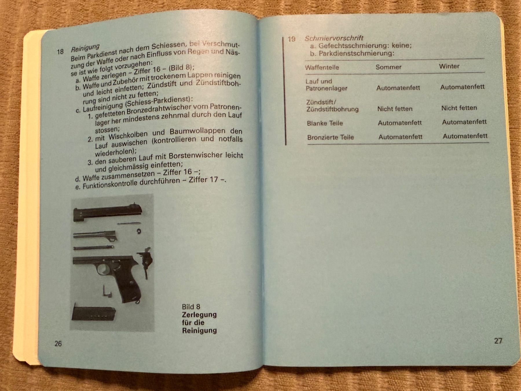 Libri: Reglement: Die Pistolen – Usato da Brütten venduto da Hst1 4