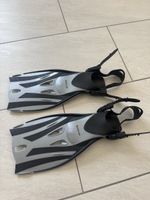 Taucherflossen Aqua Lung schwarz grau Grösse S/MD  