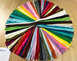 Reissverschlüsse   39 x 60 cm  TOP Angebot  Regenbogenfarben