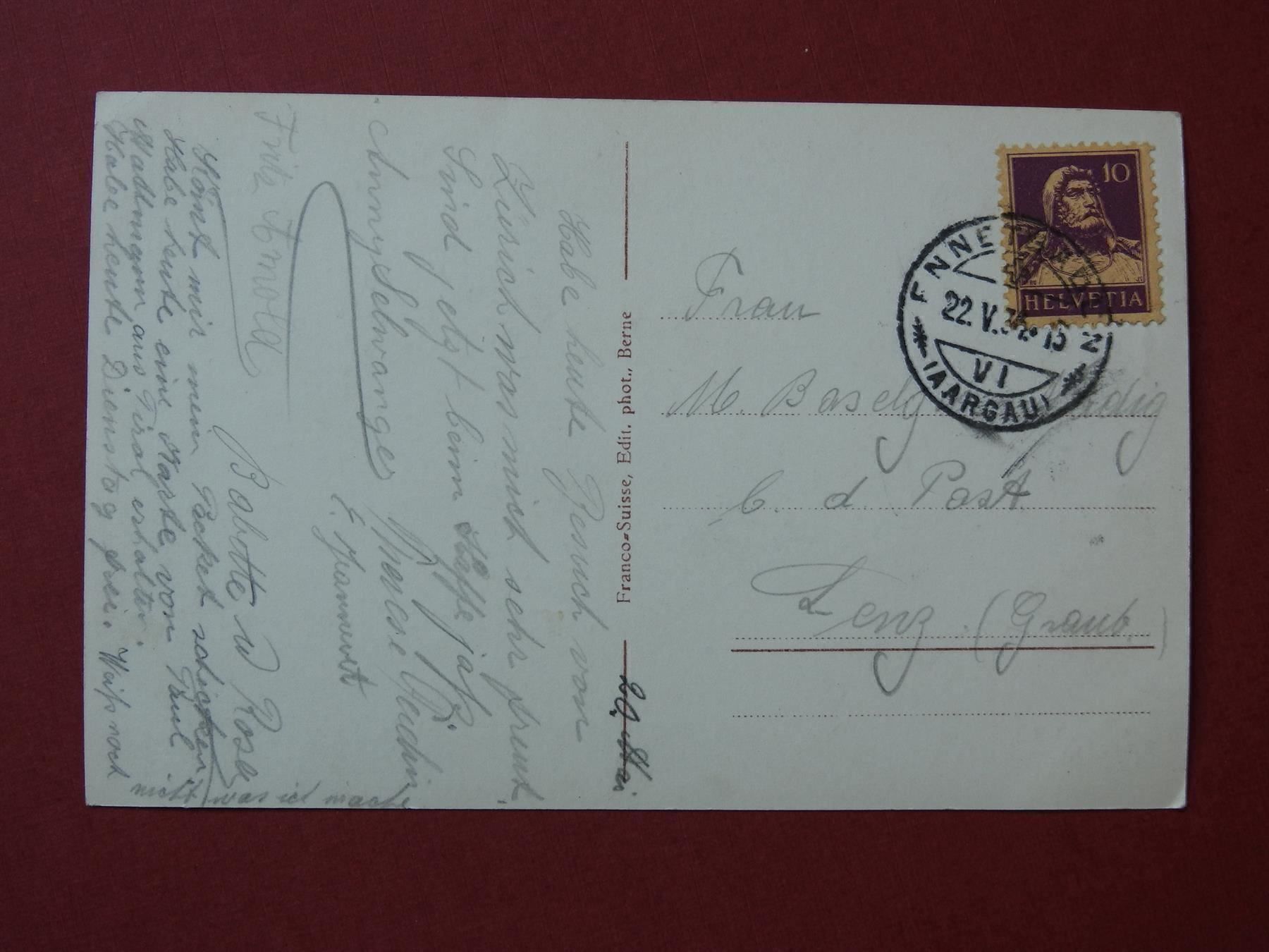 Cartoline postali: Hotel Post Ennetbaden – Usato da Rain venduto da 999-800-K 1