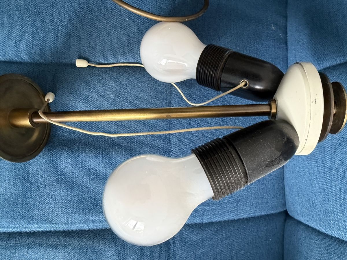 Lampen: Tischlampe Messing 2flammig, funktionstüchtig  – Gebraucht aus Zürich von K_T_H_M 2