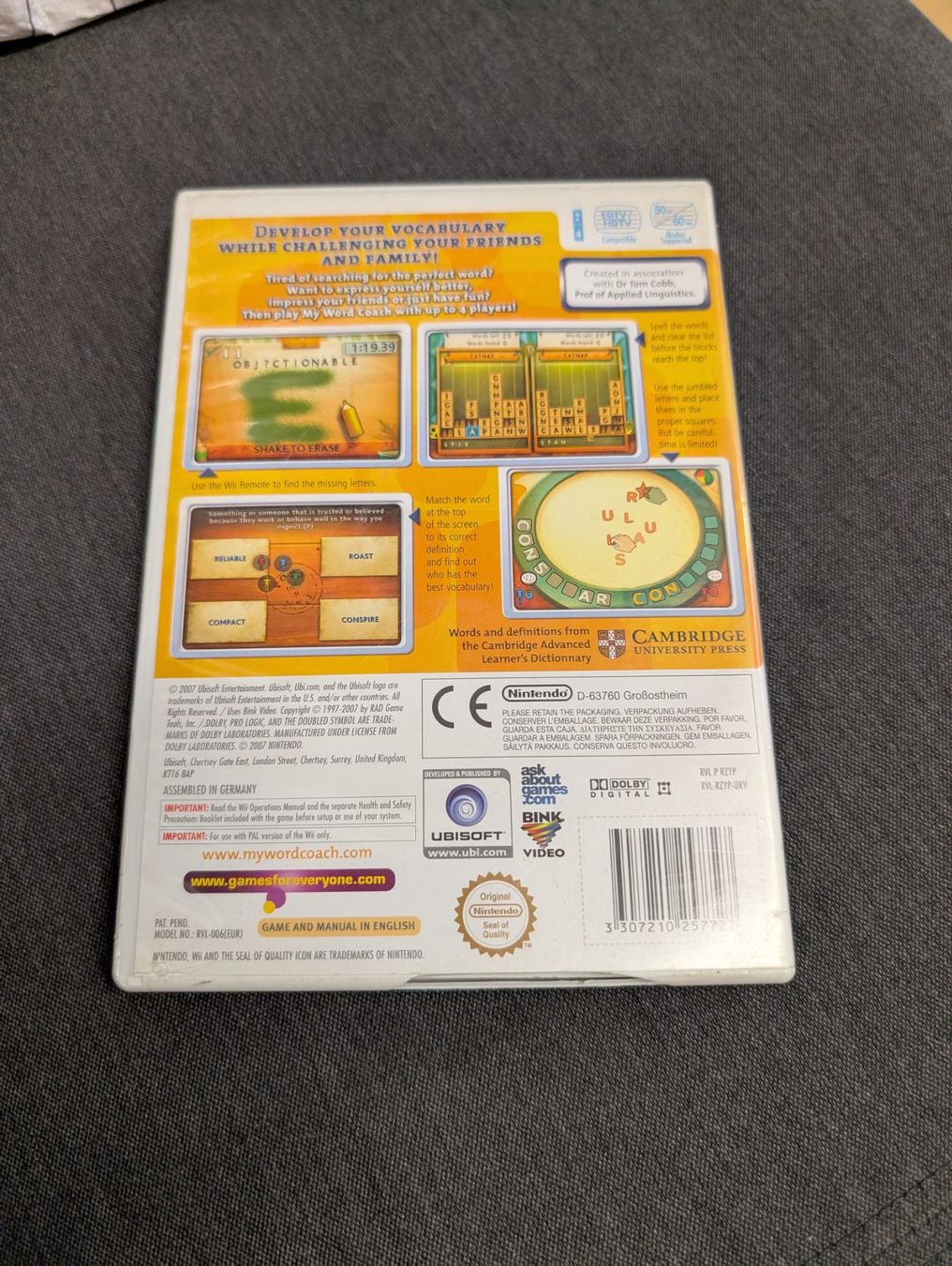 Spiele: My word Coach Nintendo Wii – Gebraucht aus Giubiasco von Ticinerd 1