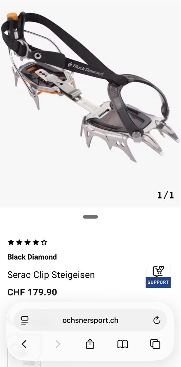 Black Diamond Altro in Alpinismo & Escursioni: Steigeisen / Spikes von Black Diamond – Nuovo (secondo la descrizione) da Boppelsen venduto da thekcinnay 1