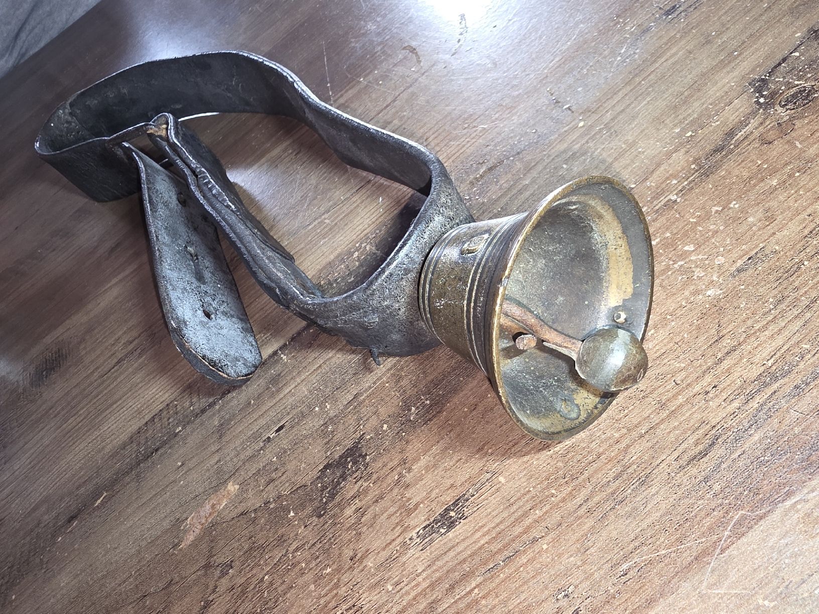 Campanacci mucche: Ziegenglocke Glocke mit Lederhalsband – Usato da Grossaffoltern venduto da kaefer14 3