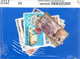 BRIEFMARKEN SET GEBÄUDE VERSCH. LÄNDER - SP19