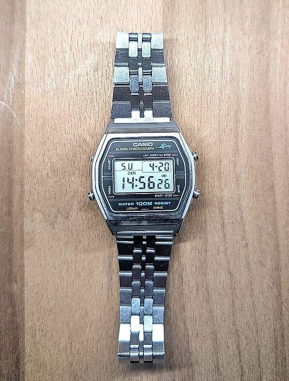 Casio Orologi: 80er Vintage Casio Marlin W-750 - Module 248 – Usato da Frauenfeld venduto da pakuw1