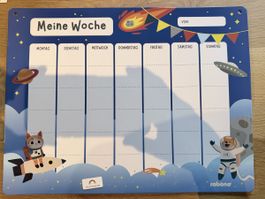 Wochenplaner mit Symbolen
