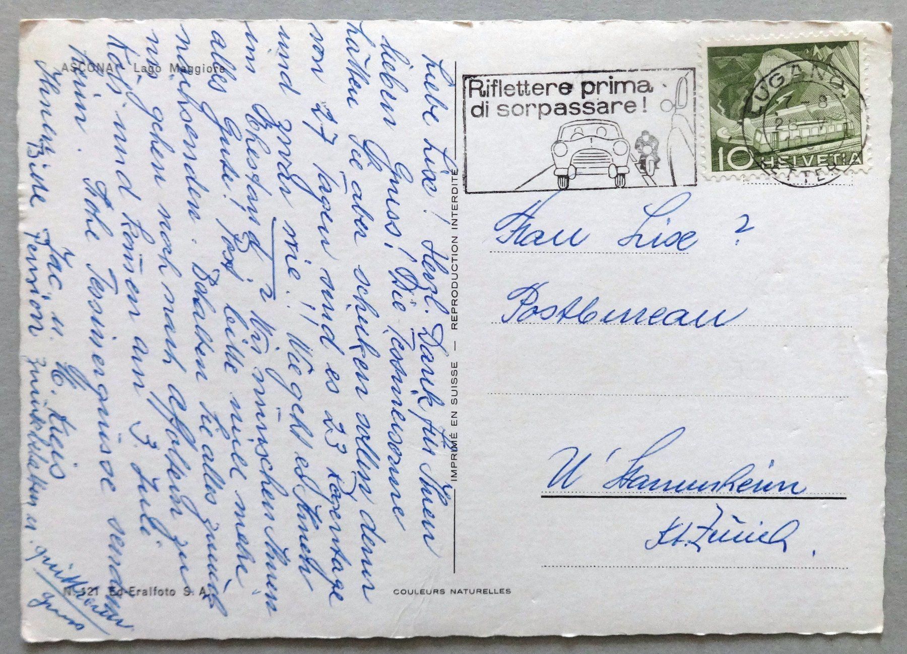 Cartes postales: Ascona - Lago Maggiore – D'occasion à Fétigny par Billy2miny 1