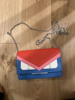 Sac à bandoulière Fendi bleu et rouge