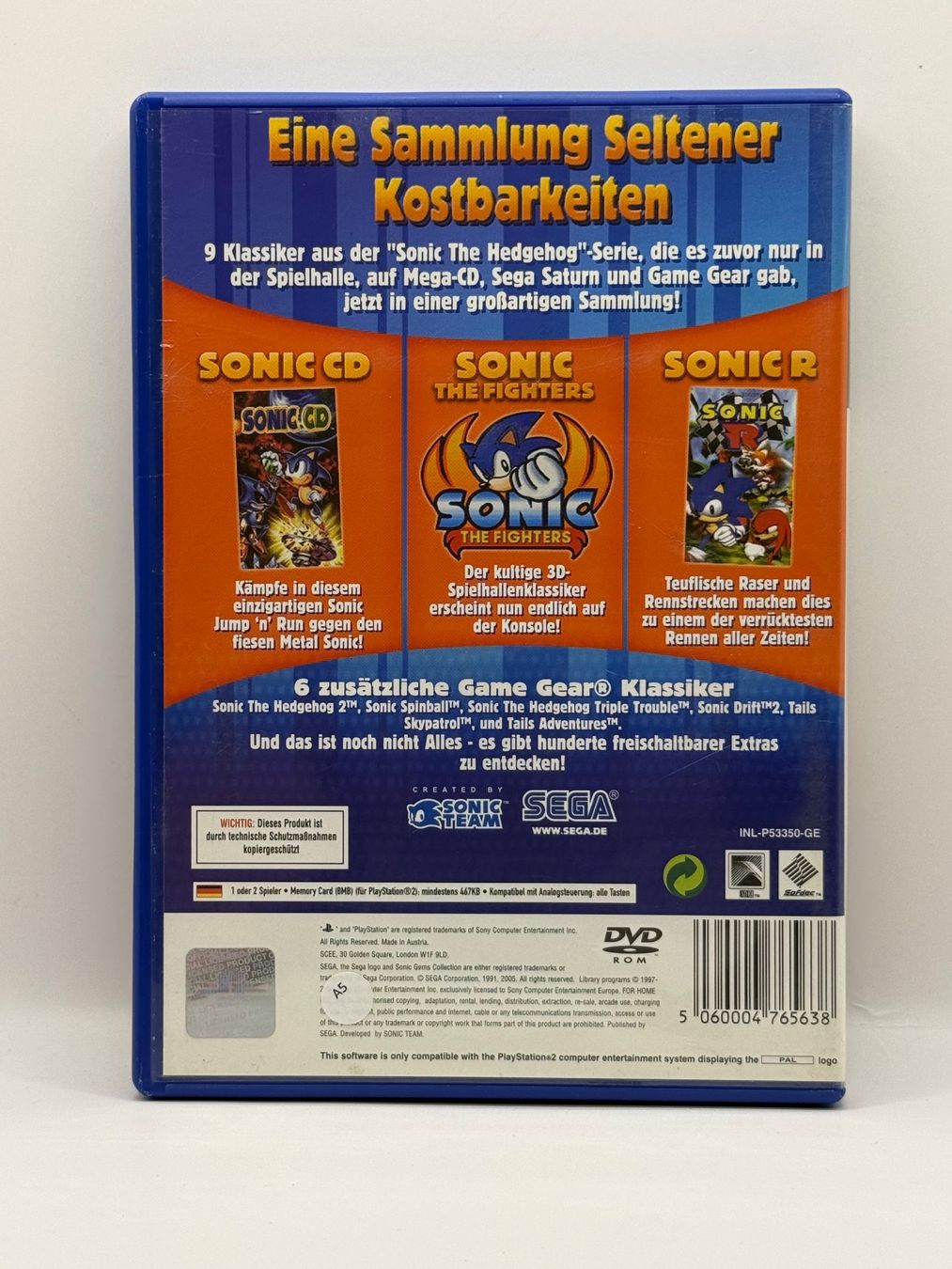 Sega Giochi: Sonic Gems Collection - PLAYSTATION 2 - CIB – Usato da Dietikon venduto da gab_qz7y 1