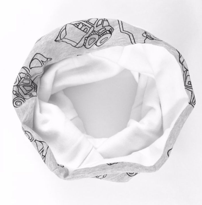 Sonstige Jungenkleidung: HANDMADE Schlauchschal BAUSTELLE wendbar – Neu und originalverpackt aus Emmenbrücke von swissmade-miracles 1