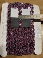 Textilband Bordüre mit Pailletten