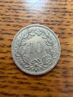 🇨🇭 Svizzera 10 Rappen 1927 B – Helvetia