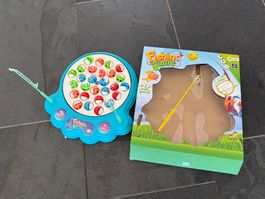 Fishing game für Kinder ab 5 Jahren mit 3 Ruten & 27 Fische