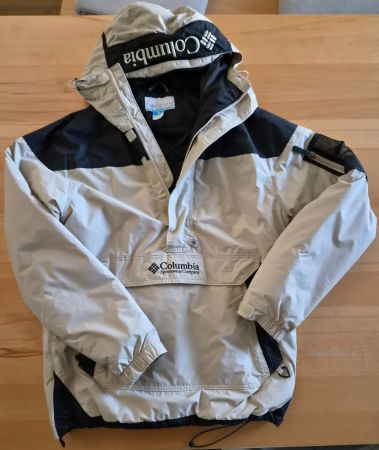 Columbia Anorak Jacke beige/schwarz Grösse M