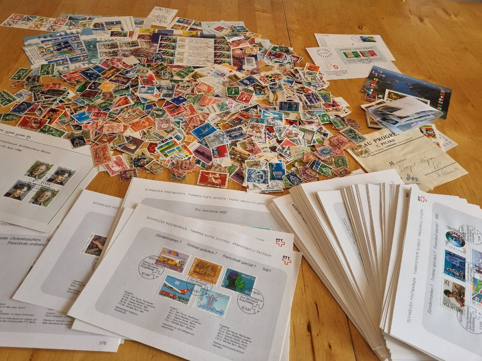 Alle Briefmarken: REICHHALTIGE SAMMLUNG SCHWEIZ - AB KLASSIK – Gebraucht aus Heimenschwand von rog_p7h9 9
