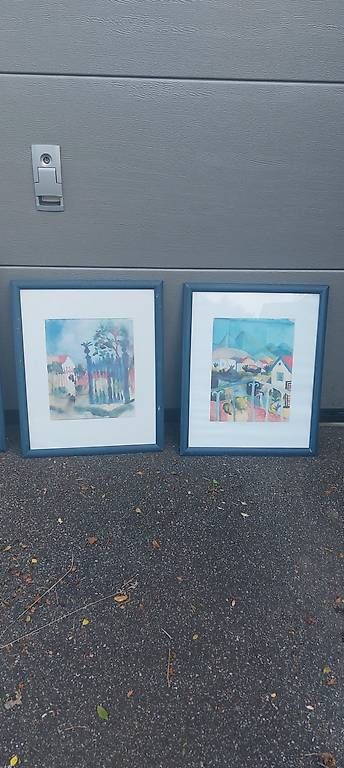 Foto & Immagini: 4er Set Wandbilder: Monet,Van Gogh&August Macke  – Usato da Hochwald venduto da usc_gv9q 1