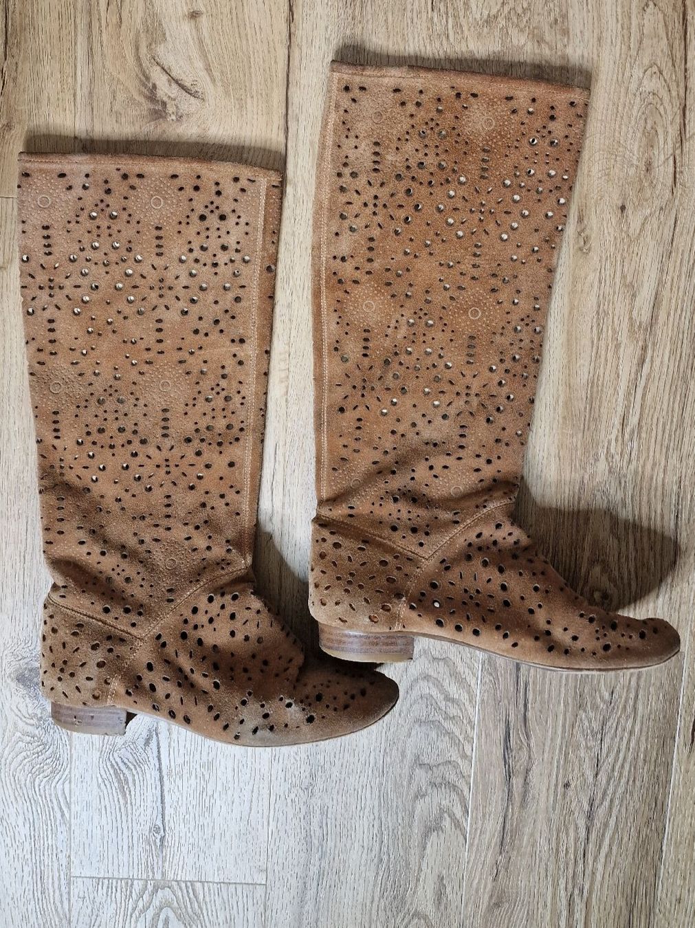 Scarpe da donna: Braune Stiefel, Gr. 36, Wildleder – Usato da Mönchaltorf venduto da nzhuravel