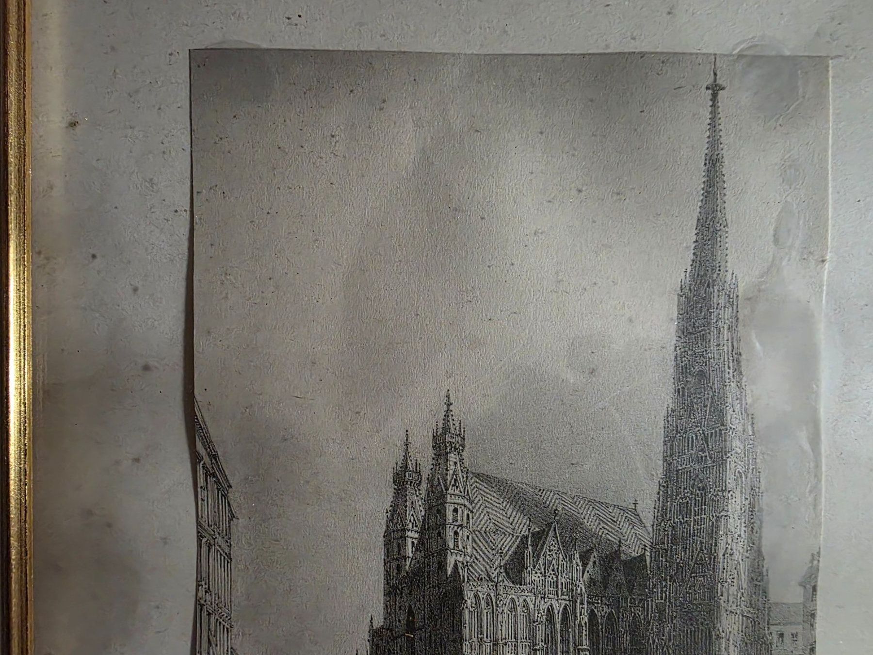 Poster & Bilder: antikes Bild St. Stephans Kirche Wien – Gebraucht aus Walterswil BE von Lonitti 4