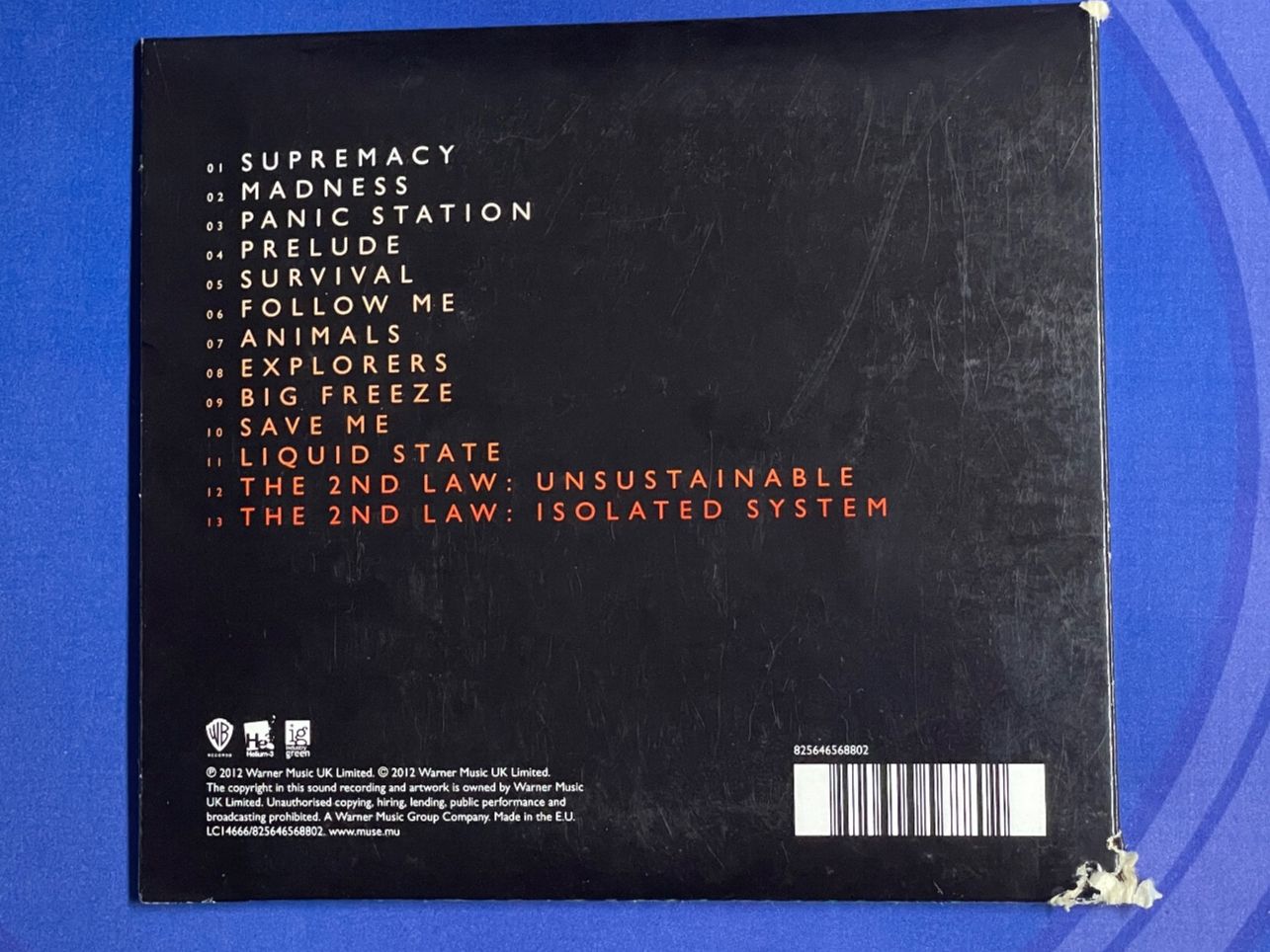 CD: Muse – The 2nd Law – Usato da Muri b. Bern venduto da AdidasCollector 3