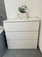 MALM (Kommode weiss mit drei Schubladen)