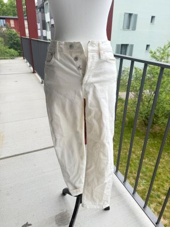 MNG Denim Jeans, Cremeweiss, Gr. 36