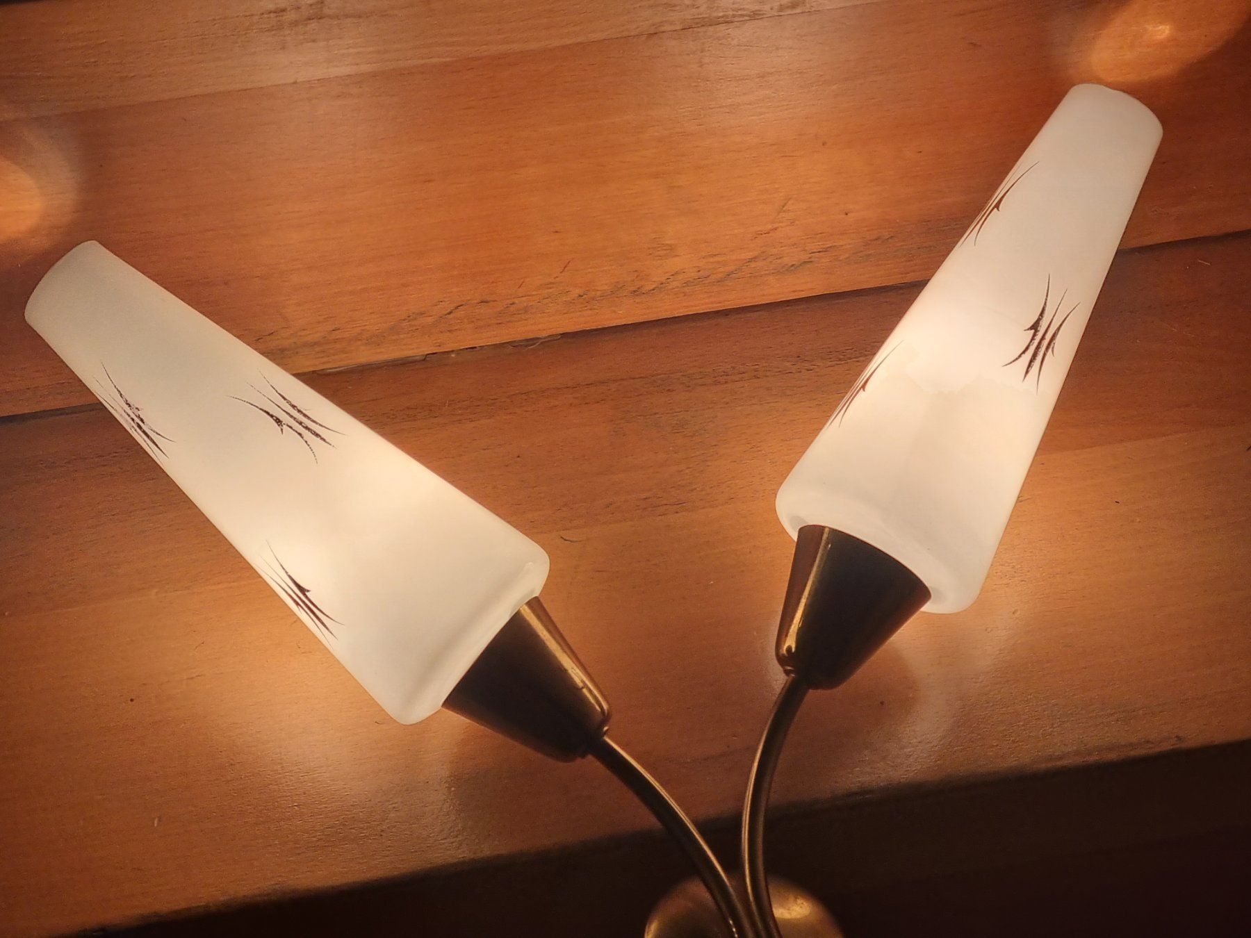 Lampade: Französische Messing Wandlampe – Usato da Basel venduto da Jcva 2