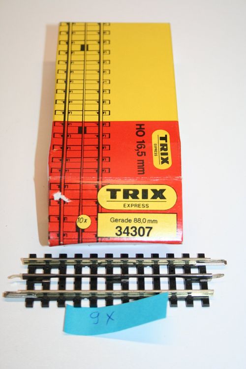 TRIX EXPRESS Gleis 34307 88.0mm 9 Stück (Gebraucht) in Bern für CHF 7 ...